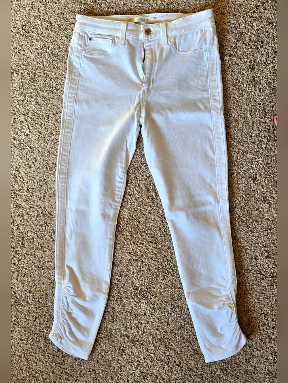 Joe’s Jeans Flawless Charlie High Rise Skinny Ankle Jeans White Size 28